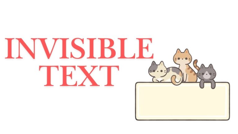INVISIBLE TEXT Copy and Paste | Invisible Text Character Generator ...