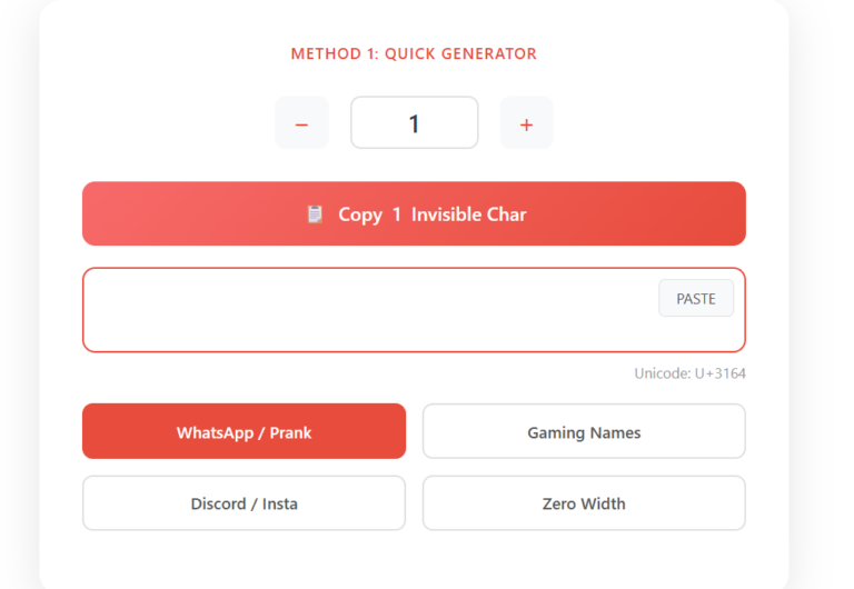 INVISIBLE TEXT Copy and Paste | Invisible Text Character Generator ...