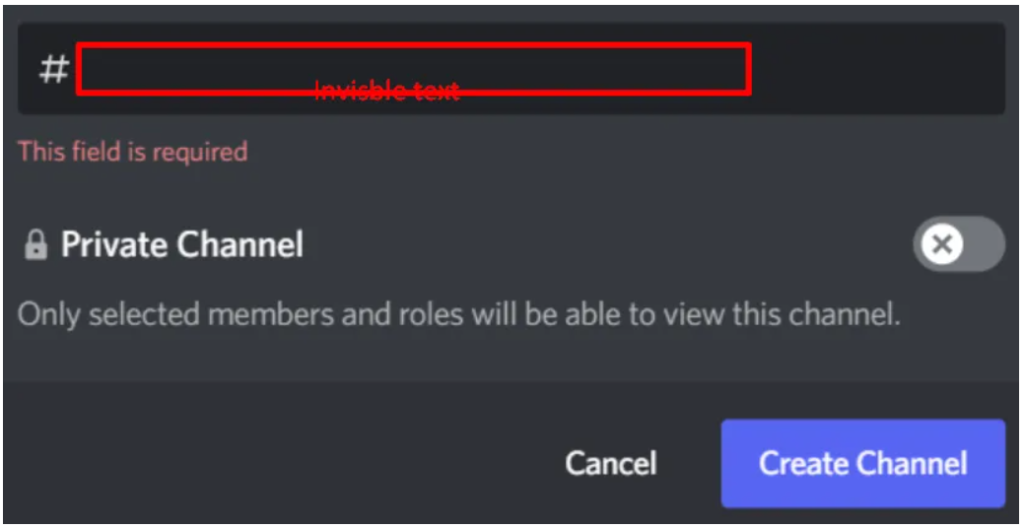 Invisible Character on Discord