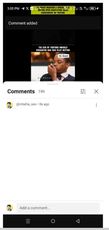 Invisible Text on Youtube